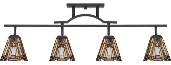 Inglenook 4-Light Track Light, Valiant Bronze