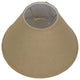 Fenchel Shades 5"x12"x8" Brass Chimney Attachment Empire Lamp Shade, Burlap Natu