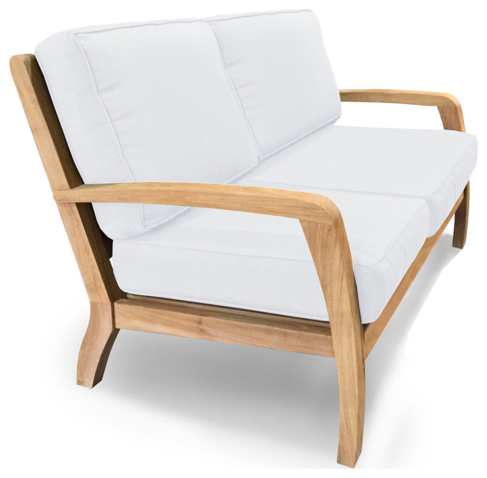 Douglas Nance Somerset Deep Seating Loveseat, Natural