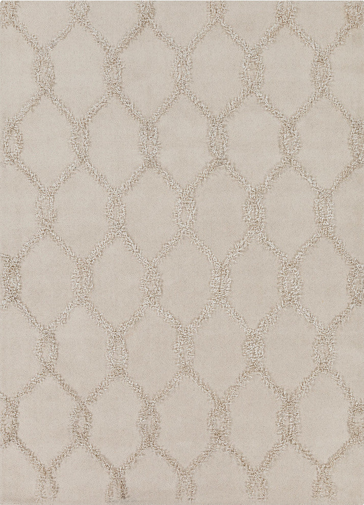 Davin Contemporary Area Rug, Ivory