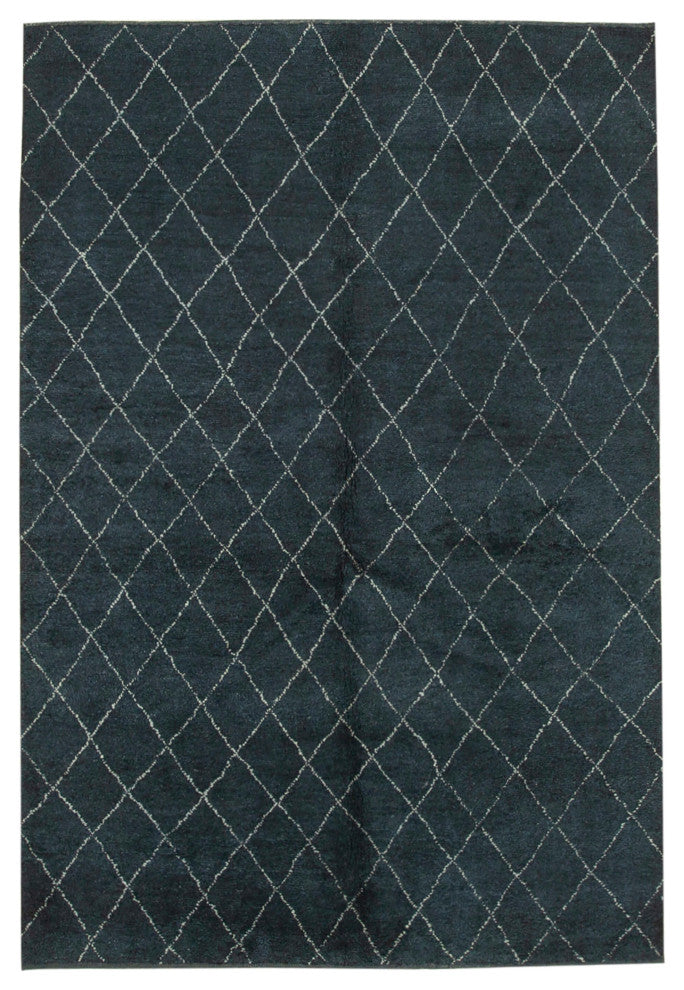 Rug N Carpet - Handmade Unique 6' 1'' x 8' 10'' Moroccan Area Rug