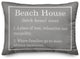 Beach House Gray 14x20 Pillow