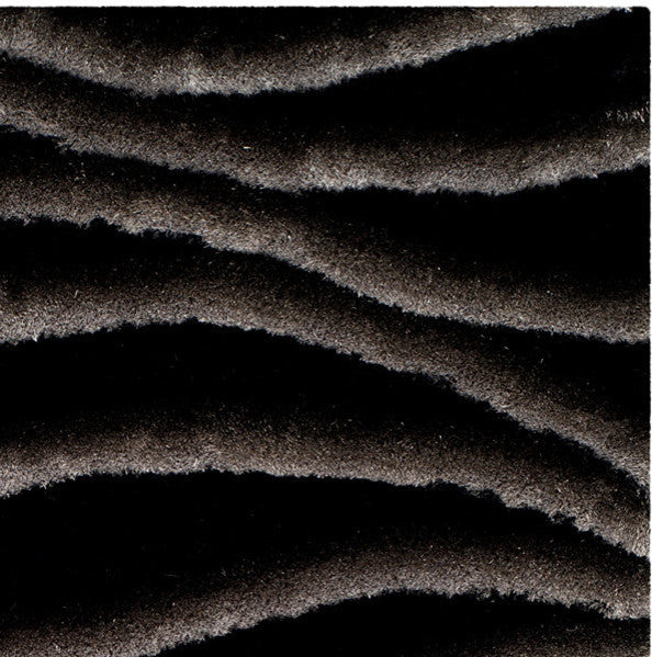 Safavieh Shag Sg551E Rug, Black/Grey, 8'0"x10'0"