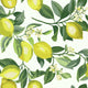 Lemon Zest Peel and Stick Wallpaper, Yellow and White