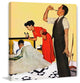 "Take Your Medicine" Painting Print on Canvas by George Hughes