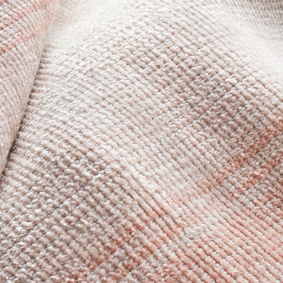 Dash & Albert Pandora Pink Hand Loom Knotted Rug, Pink, 5' x 8'