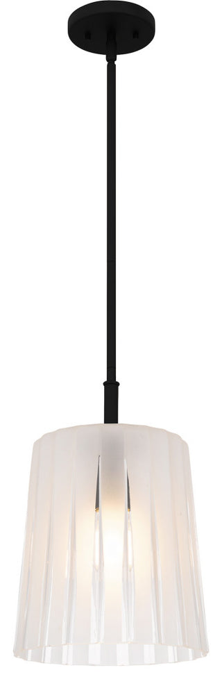 Quoizel RAY1510 Gray 10"W Mini Pendant - Matte Black