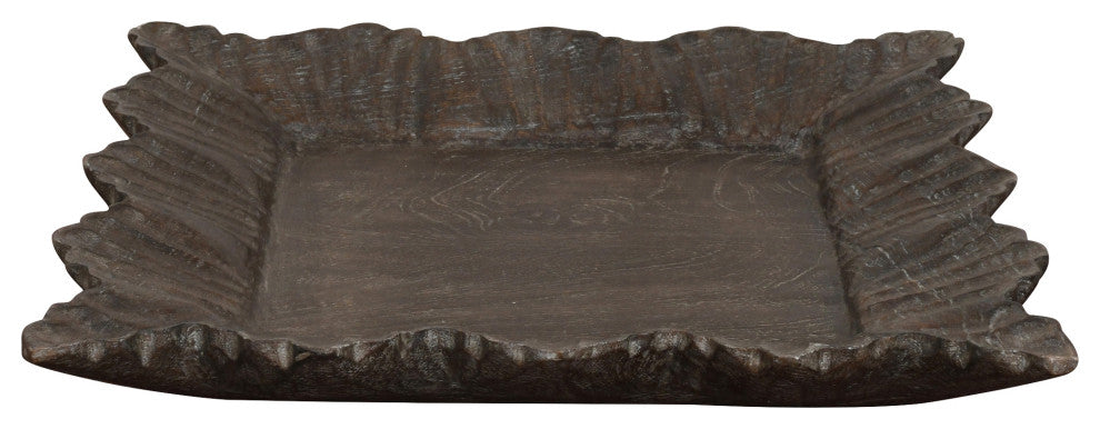 Lorenza Tray, Brown, Small