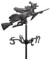 Witch Weathervane Garden Stake