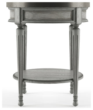 Sampson  Accent Table with Storage, Gray