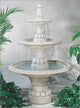 Large Contemporary Tier Fountain, Bronze Patina