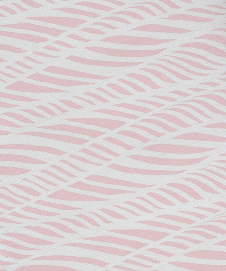 Rolling Waves, Geometric Print Napkin, Green, Set of 4, Pink