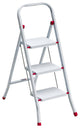 Folding Lightweight Step Ladder with Rail, Convenient Handgrip, 3 Step