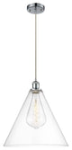 Innovations Lighting 516-1P-PC-GBC-162 Ballston Cone 1 Light 16" Pendant