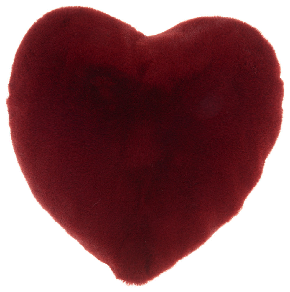 Mina Victory SN103 Throw Pillow, Deep Red, 18"X18"