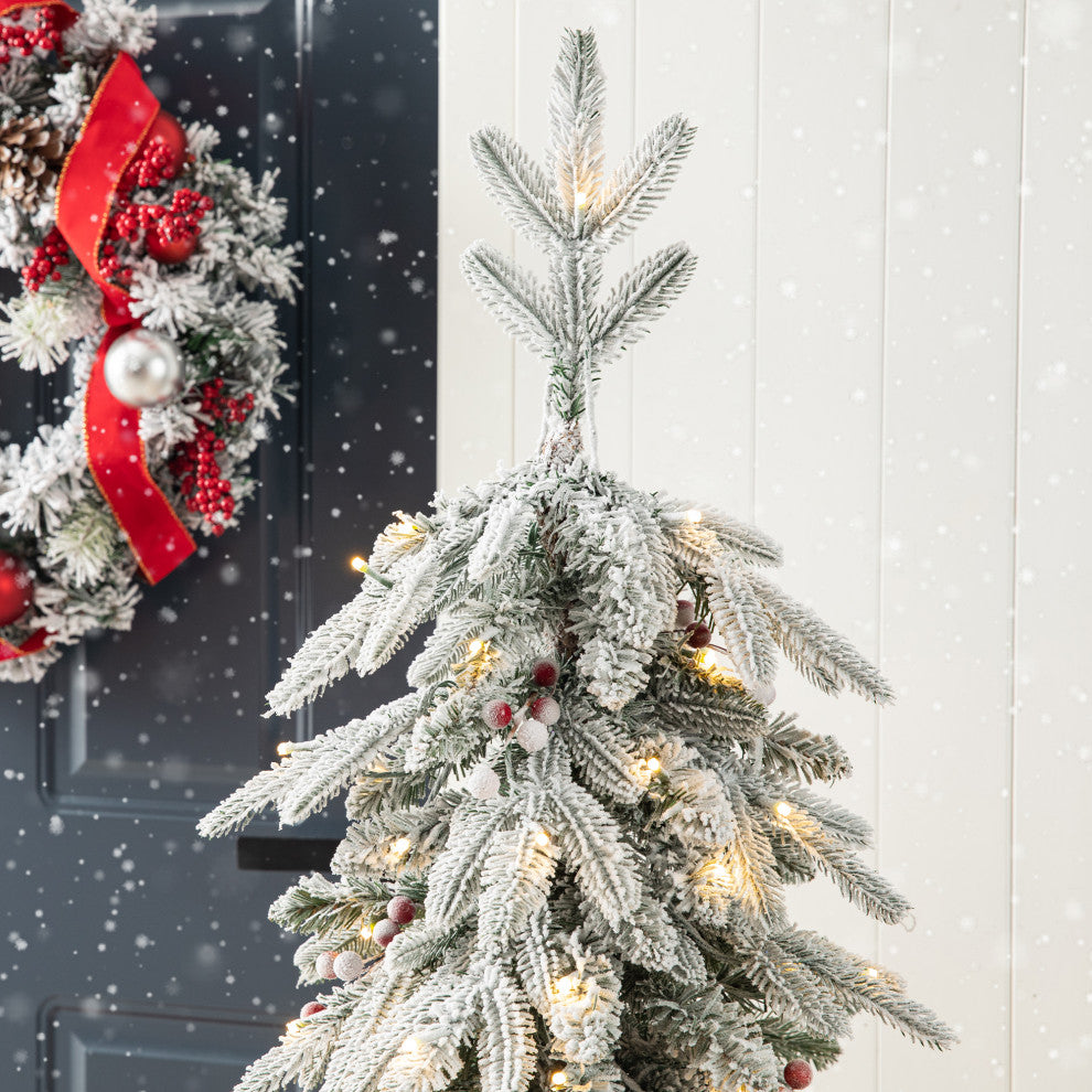5' Pre-Lit Artificial Christmas Porch Tree