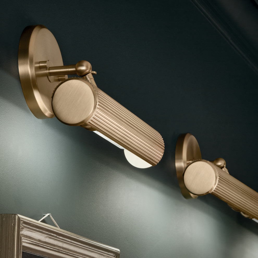 Midi 18" Picture Light, Champagne Bronze