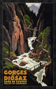"Gorges de la Diosaz" Framed Canvas Giclee by Roger Broders, 24x38"