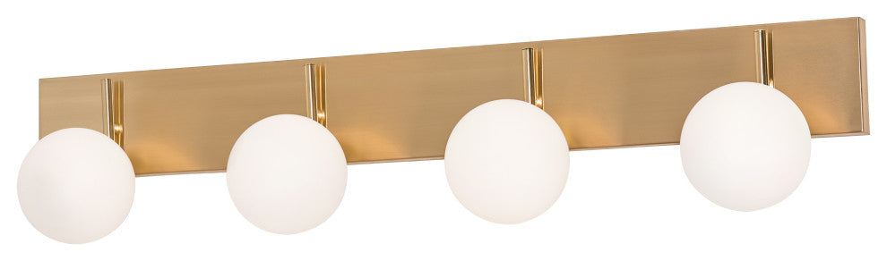 Metropolitan 38" LED Vanity, Satin Brass