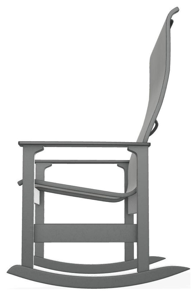 Leeward Sling Outdoor Supreme Rocker, Alloy/Graphite
