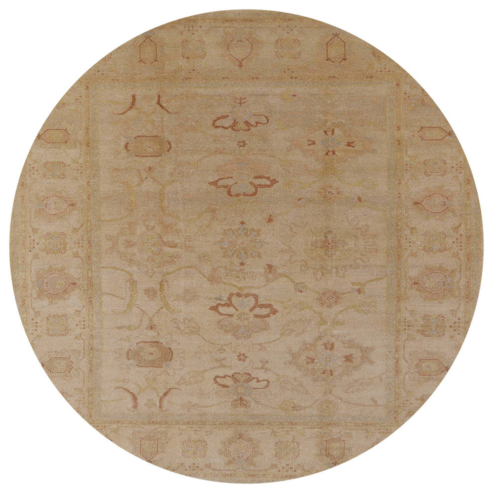 Ahgly Company Indoor Round Mid-Century Modern Area Rugs, 7' Round