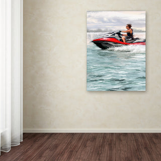 The Macneil Studio 'Jet Ski' Canvas Art, 24"x18"