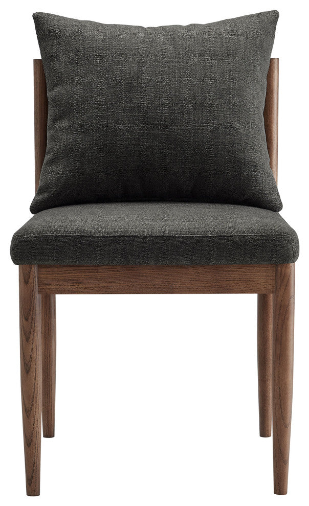 Remington Wood Dining Side Chair, Charcoal