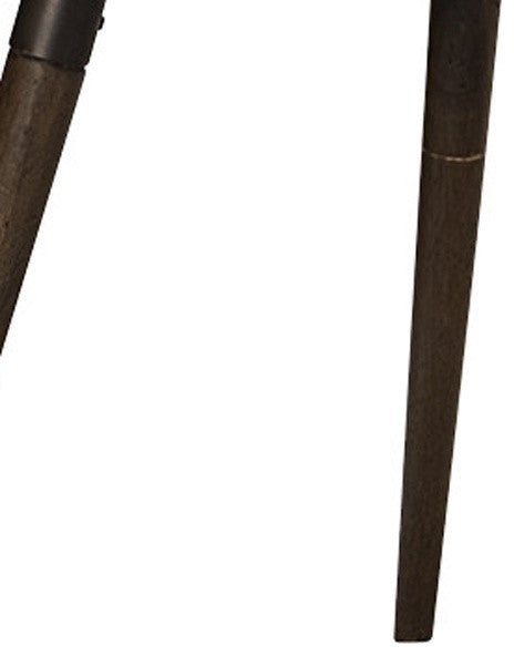 72" Dark Brown Solid Wood Dining Table
