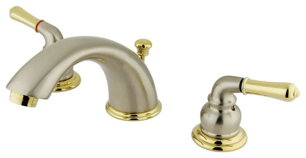 Two Handle 4" to 8" Mini Widespread Lavatory Faucet with Retail Pop-up KB969