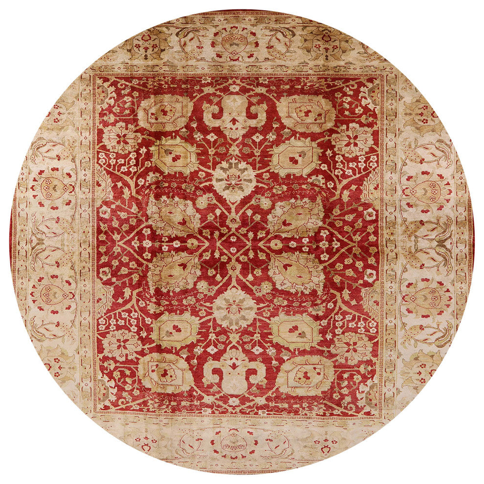 Ahgly Company Indoor Round Mid-Century Modern Area Rugs, 3' Round