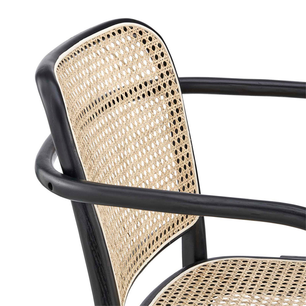 Winona Wood Dining Chair Set of 2, Black