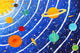 Marmont Hill, "Solar System Blue" by Nicola Joyner on Wrapped Canvas, 36x24
