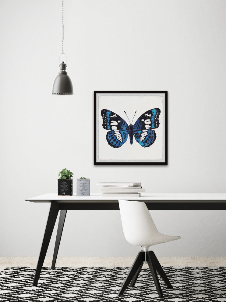 "Dazzling Wings" Framed Painting Print, 12x12