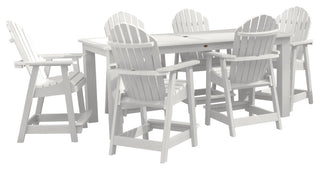 Hamilton 7-Piece Rectangle Counter-Height Dining Set, White