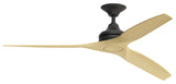 Fanimation Spitfire 72" Fan, Black Motor, Natural