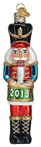 Old World Christmas Glass Blown 2019 Nutcracker Ornament