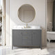Vanity Art Freestanding Vanity, Cashmere Gray, 48", Single Sink, Golden Brushed