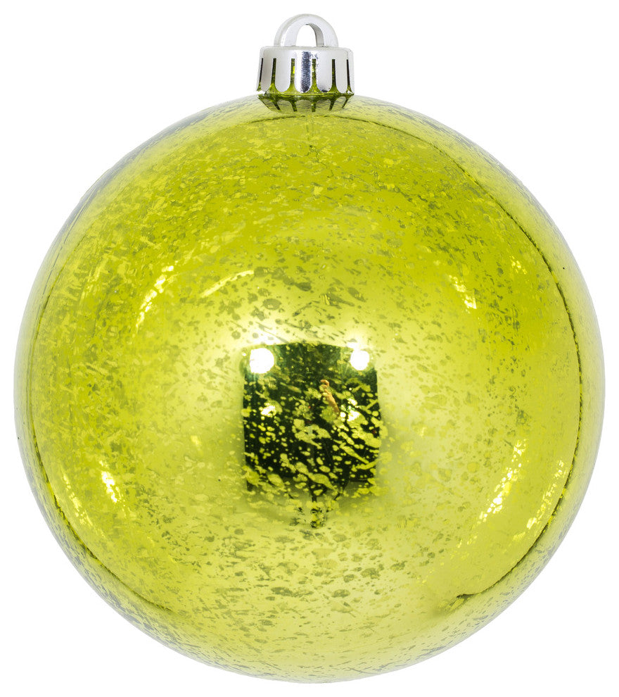 Vickerman Shiny Mercury Ball, Lime, 6"