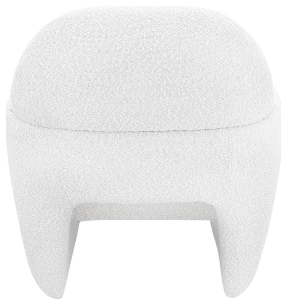 Club Accent Arm Chair, Ivory