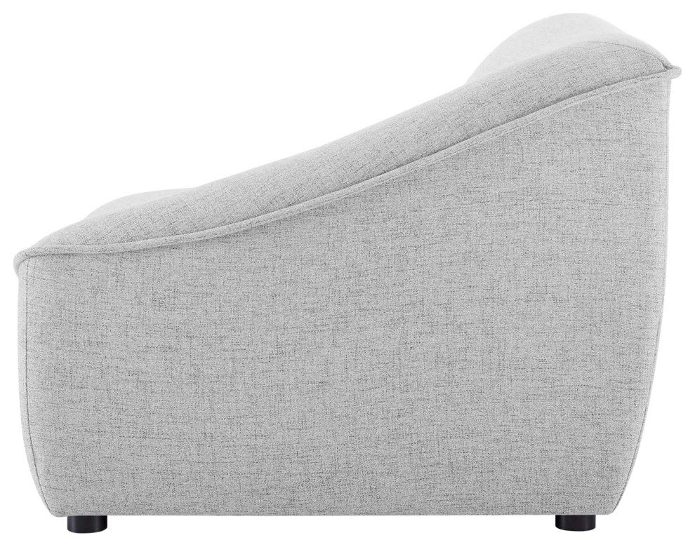 Armchair and Sofa Set, Fabric, Gray, Modern, Living Lounge Hospitality