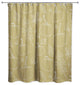 Mustard Yellow Fall Pattern 71x74 Shower Curtain