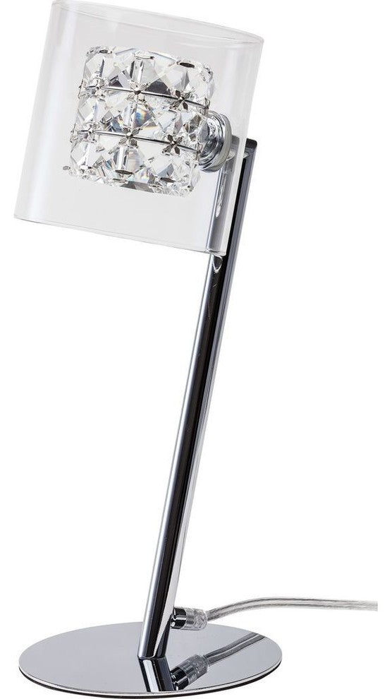 Nuevo Living Elsa Lighting Desk Lamp, Clear Glass