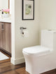 Amerock Esquire Contemporary Single Post Toilet Paper Holder, Brushed Nickel/Oil