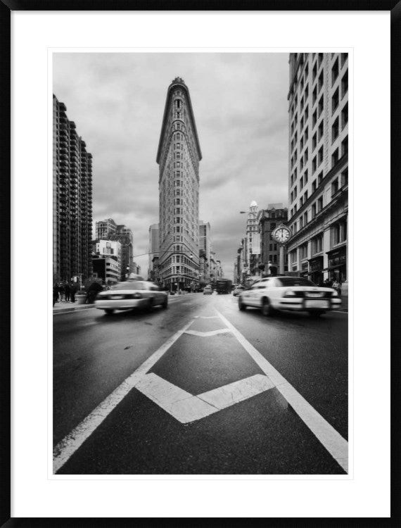 "Taxiiii" Framed Digital Print by Javier De La, 29x38"