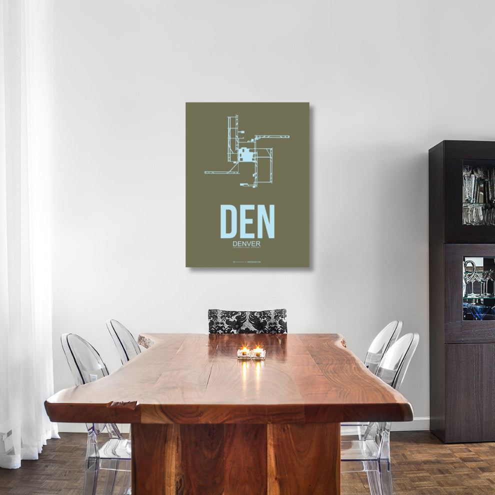 "DEN Denver  Poster 3" Fine Art Print
