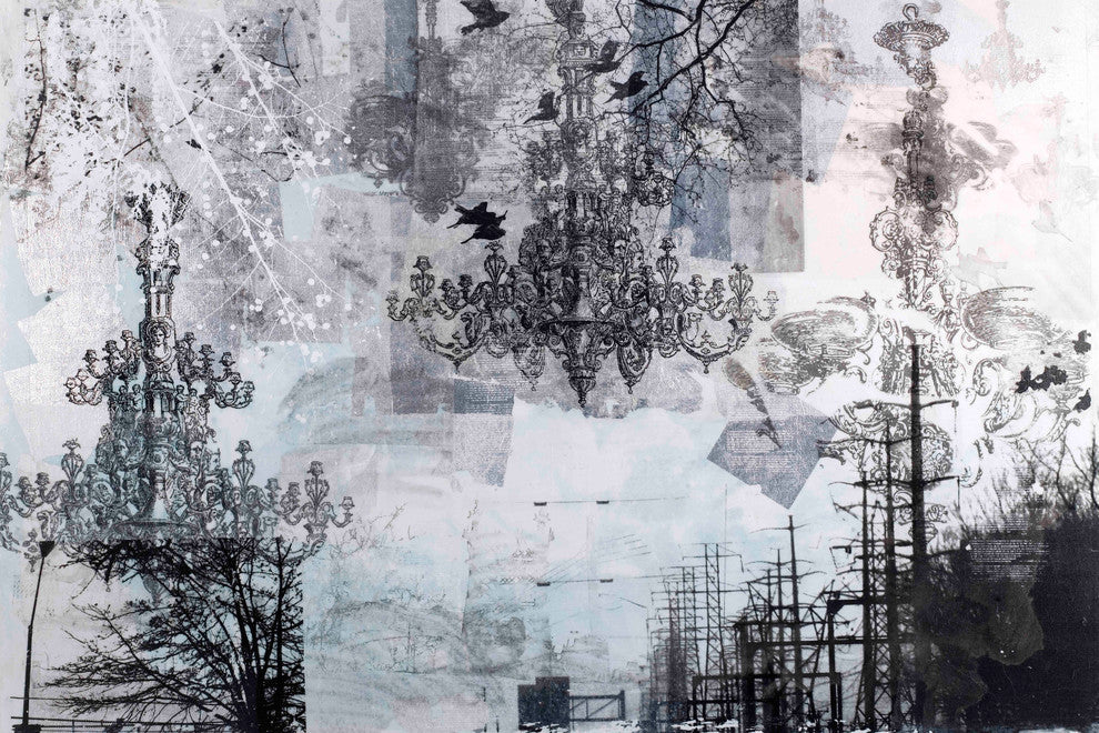 "Toile Del Uz" Painting Print on Canvas by Tracy Silva Barbosa