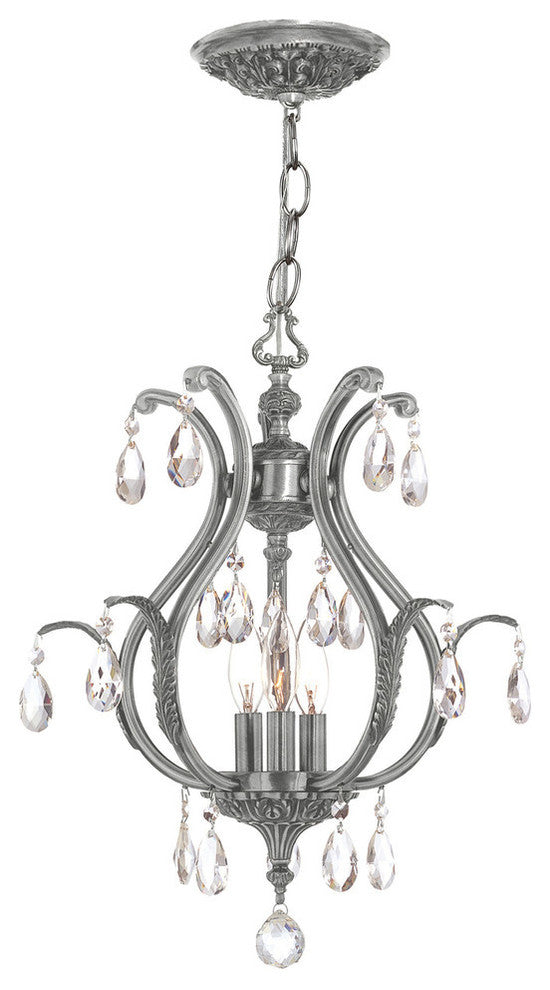 Crystorama Dawson 3-Light Mini Chandelier