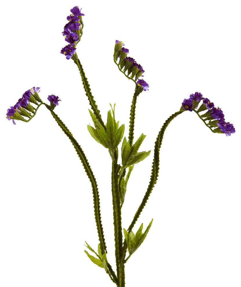Nearly Natural 22" Baby Breath Artificial Flower Set of 24, Purple