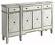 Coaster Aconitum Contemparory 4-door Wood Accnet Cabinet Clear Mirror