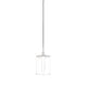 Velo Clear w/Tall Clear Single Pendant - 3W - White Socket